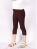 Kids Solid Color Stretchy Capri (3-7 Yrs)